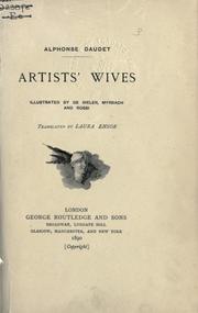 Cover of: Artists' wives.: Illustrated by Bieler, Myrbach, and Rossi. Translated by Laura Ensor.