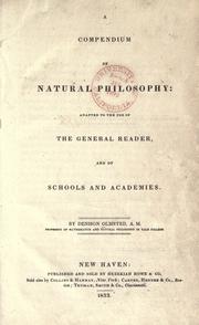 A compendium of natural philosophy by Denison Olmsted