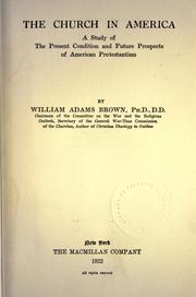 Cover of: The church in America by William Adams Brown, William Adams Brown