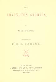 Cover of: The Irvington stories