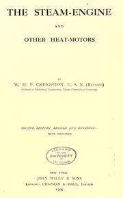 Cover of The steam-engine and other heat-motors by william henry paul creighton