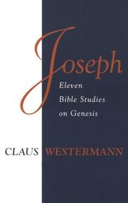 Cover of: Joseph by Claus Westermann