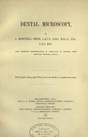 Dental microscopy by Arthur Hopewell-Smith