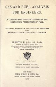 Cover of: Gas and fuel analysis for engineers. by Augustus H. Gill