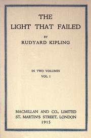 Cover of: The  light that failed. by Rudyard Kipling