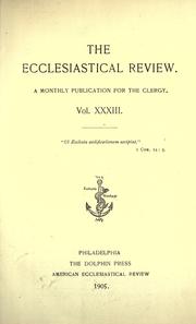 The American ecclesiastical review