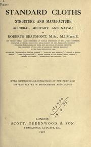 Cover of: Standard cloths by Roberts Beaumont