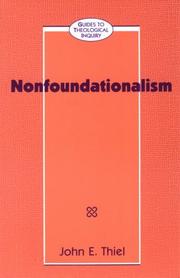 Cover of: Nonfoundationalism by John E. Thiel
