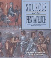 Cover of: Sources of the Pentateuch: texts, introductions, annotations
