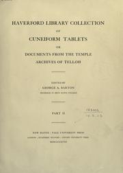 Cover of: Haverford Library Collection of cuneiform tablets or documents from the temple archives of Telloh