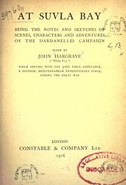 Cover of: At Suvla Bay by Hargrave, John