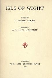 Cover of: Isle of Wight by A. R. Hope Moncrieff