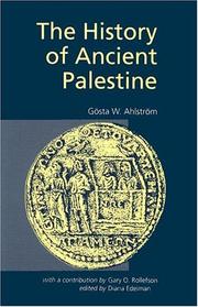 Cover of: The history of ancient Palestine