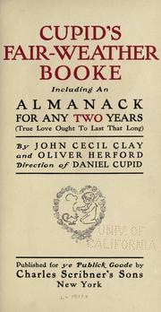 Cover of: Cupid's fair-weather booke: including an almanack for any two years (true love ought to last that long)