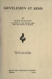 Cover of: Gentlemen at arms