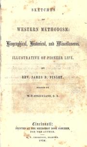 Cover of: Sketches of western Methodism by James B. Finley