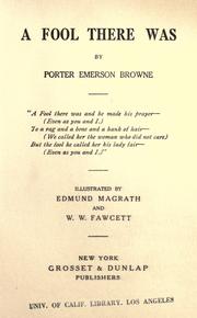 Cover of: A fool there was by Porter Emerson Browne