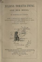 Cover of: Juliana Horatia Ewing and her books