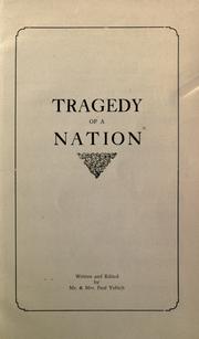 Cover of: Tragedy of a nation