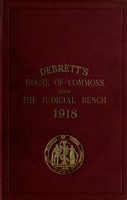 Cover of: Debrett's House of Commons. by 