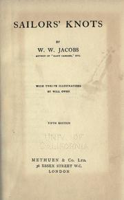 Cover of: Sailors' knots by W. W. Jacobs