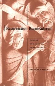 Cover of: Resurrection reconsidered by Gregory J. Riley