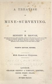 Cover of: A treatise on mine-surveying by Bennett H. Brough