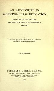 Cover of: An adventure in working-class education