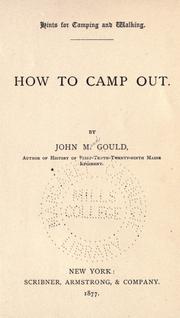 Cover of: Hints for camping and walking.: How to camp out.