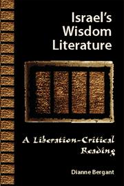 Cover of: Israel's wisdom literature: a liberation-critical reading