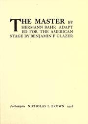 Cover of: The master
