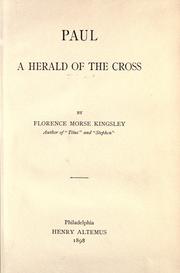 Paul, a herald of the cross