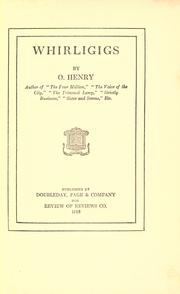 Cover of: Whirligigs by O. Henry