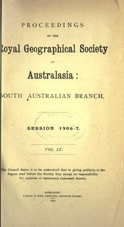 Cover of: Proceedings.