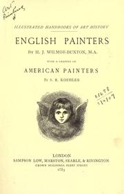 Cover of: English painters