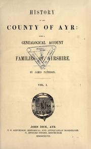 History of the County of Ayr by Paterson, James