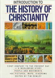 Cover of: Introduction to the History of Christianity
