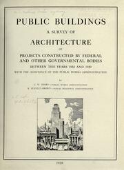 Cover of: Public buildings by United States. Public Works Administration.