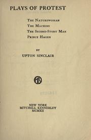 Cover of: Plays of protest by Upton Sinclair