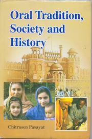 Cover of: Oral Tradition, Society and History