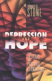 Cover of: Depression and hope: new insights for pastoral counseling