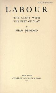 Labour by Shaw Desmond