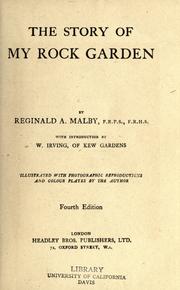 Cover of: The story of my rock garden