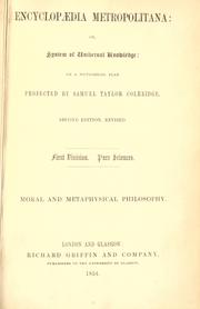 Cover of: Moral and metaphysical philosophy by Frederick Denison Maurice