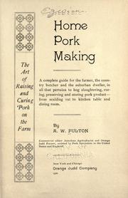 Cover of: Home pork making by Albert Watson Fulton