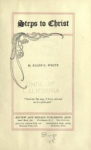 Cover of: Steps to Christ by Ellen Gould Harmon White, Ellen Gould Harmon White