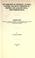 Cover of: The oxidation of isopropyl alcohol, acetone, and butyl compound by neutral and alkaline potassium permanganate