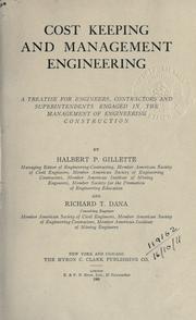 Cost keeping and management engineering by Halbert Powers Gillette