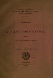 Cover of: Surveying: a plane table manual