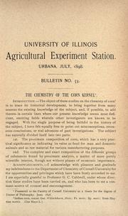 Cover of: The chemistry of the corn kernel by Cyril G. Hopkins, Cyril G. Hopkins